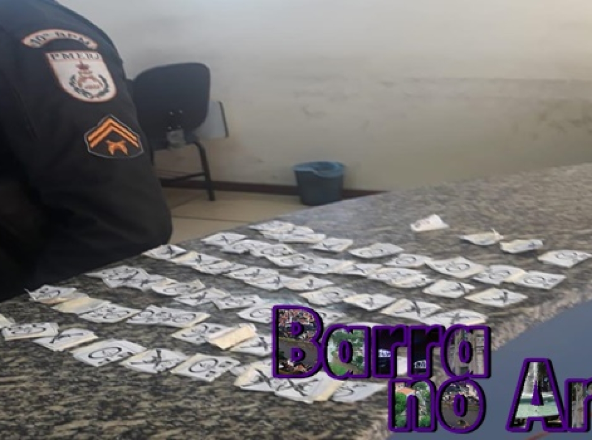 Drogas são apreendidas no bairro Química 